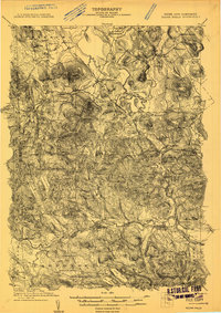 Kezar Falls 1910 topographic map thumbnail