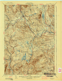 Kingfield 1932 topographic map preview