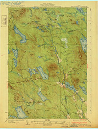 Lead Mountain 1932 topographic map thumbnail