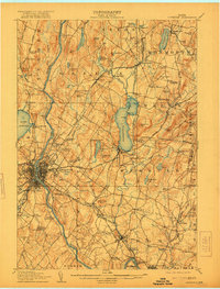 Lewiston 1908 topographic map thumbnail