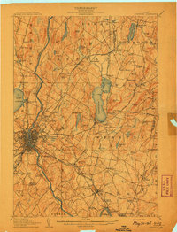 Lewiston 1908 topographic map thumbnail