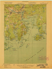 Machias 1918 topographic map thumbnail