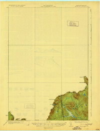Moose Bog 1931 topographic map thumbnail