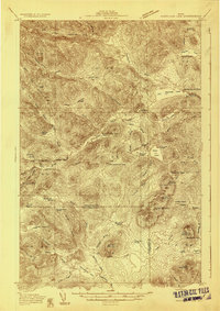 Mooseleuk Lake 1931 topographic map thumbnail