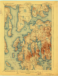 Mount Desert 1904 topographic map thumbnail
