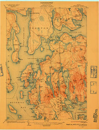 Mount Desert 1904 topographic map thumbnail