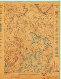 Norridgewock 1898 topographic map thumbnail