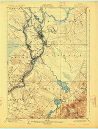 Orono 1902 topographic map preview