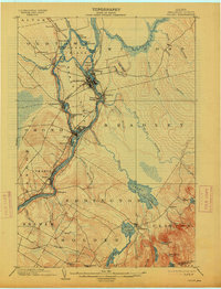 Orono 1902 topographic map preview