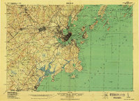 Portland And Vicinity topographic map thumbnail