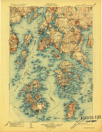 Penobscot Bay topographic map thumbnail