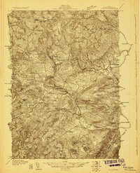 Phillips 1929 topographic map preview