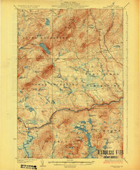 Pierce Pond 1927 topographic map thumbnail
