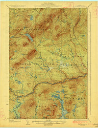 Pierce Pond 1927 topographic map thumbnail