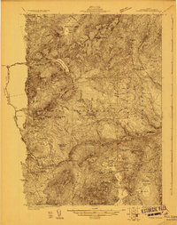 Pierce Pond 1925 topographic map thumbnail