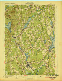 Pittsfield 1933 topographic map thumbnail