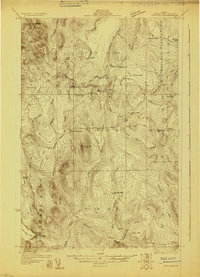 Portage 1929 topographic map thumbnail