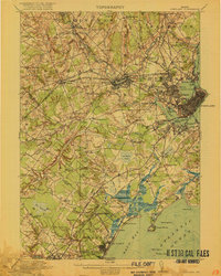 Portland 1916 topographic map thumbnail