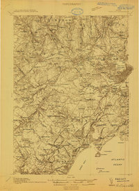 Portland 1914 topographic map thumbnail