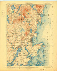Rockland 1906 topographic map thumbnail