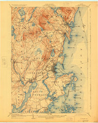 Rockland 1906 topographic map thumbnail