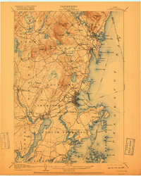 Rockland 1906 topographic map thumbnail