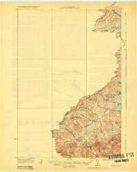 Sandy Bay 1930 topographic map thumbnail