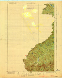 Sandy Bay 1930 topographic map thumbnail