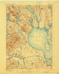 Sebago 1896 topographic map thumbnail