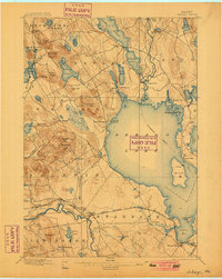 Sebago 1896 topographic map thumbnail