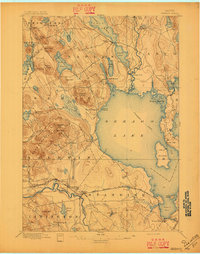 Sebago 1896 topographic map thumbnail