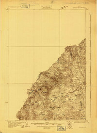 Skinner 1928 topographic map preview
