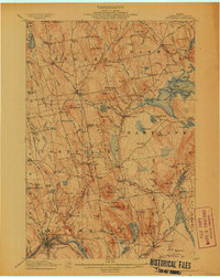 Skowhegan 1913 topographic map thumbnail