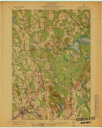 Skowhegan 1913 topographic map thumbnail