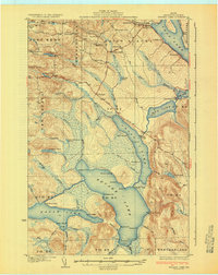 Square Lake 1931 topographic map thumbnail