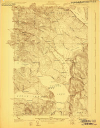 Square Lake 1927 topographic map thumbnail