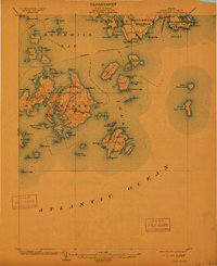 Swan Island 1904 topographic map thumbnail