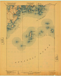 Tenants Harbor 1906 topographic map thumbnail