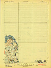 Vanceboro 1933 topographic map thumbnail
