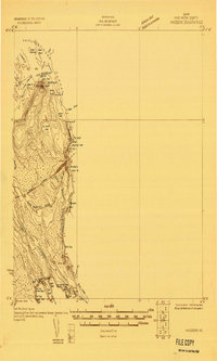 Vanceboro 1930 topographic map thumbnail