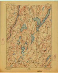 Vassalboro 1893 topographic map thumbnail