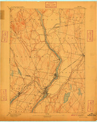 Waterville 1892 topographic map thumbnail