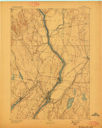 Waterville 1892 topographic map thumbnail