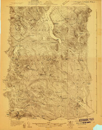 Winterville 1928 topographic map thumbnail