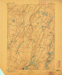 Wiscasset 1893 topographic map thumbnail