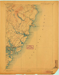 York 1893 topographic map thumbnail