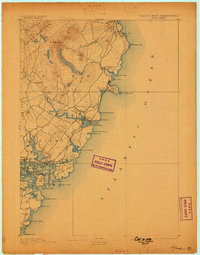 York 1893 topographic map thumbnail