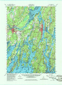 Bath 1957 topographic map thumbnail