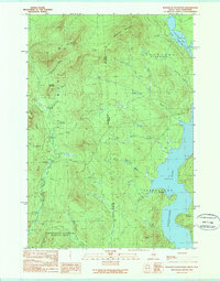 Bosebuck Mountain 1989 topographic map thumbnail