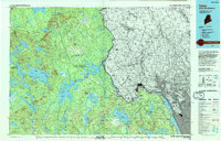 Calais 1994 topographic map thumbnail